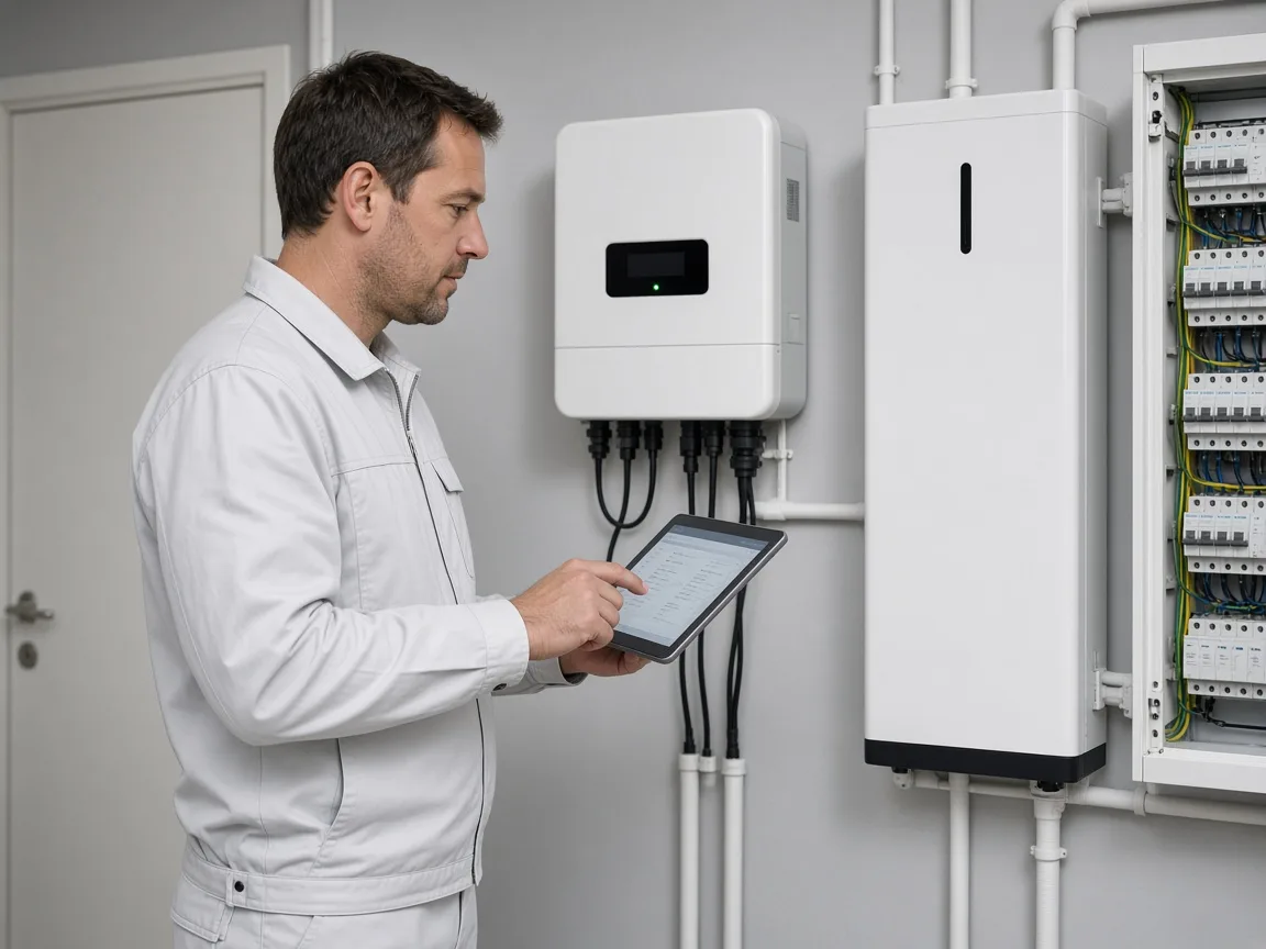 Service und Wartung einer Photovoltaikanlage